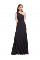 Dark Navy A-Line One Shoulder Long Formal Evening Dress Canada Online