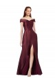 Burgundy Gold A-Line Strapless Long Black Tie Evening Dress Canada Online