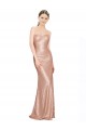 Low Back Rose Gold A-Line Sweetheart Long Formal Evening Dress Canada Online
