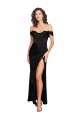 Low Back Black A-Line Sweetheart Long Black Tie Evening Dress Canada Online