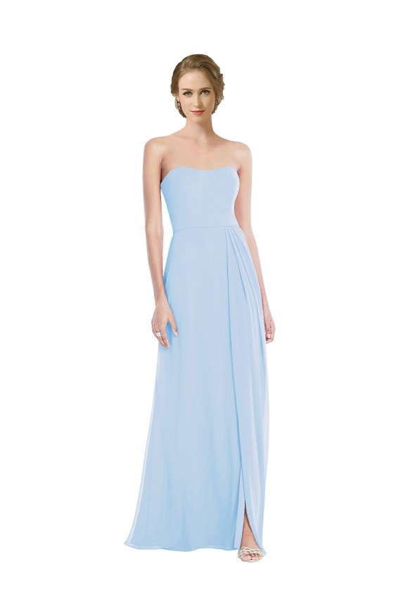 Light Sky Blue A-Line Sweetheart Long Formal Dress Canada Online