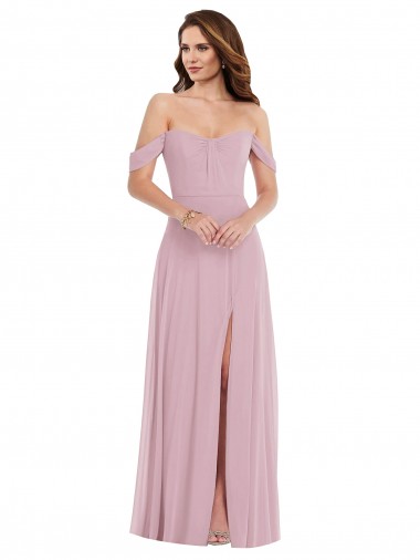 Primrose A-Line Sweetheart Long Black Tie Evening Dress Canada Online