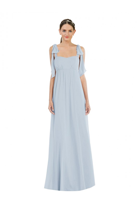 Low Back Sea Glass A-Line Sweetheart Long Semi Formal Evening Dress Canada Online