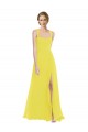 Yellow A-Line Sweetheart Long Semi Formal Evening Dress Canada Online