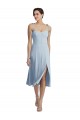 Light Sky Blue A-Line Sweetheart Midi Length Evening Dress Canada Online
