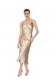 A-Line V-Neck Midi Length Formal Evening Dress Canada Online