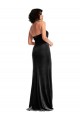 Low Back Black Mermaid Halter Neck Long Formal Evening Dress Canada Online