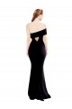 Keyhole Back Black Mermaid One Shoulder Long Formal Evening Dress Canada Online