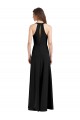 Black Sheath High Neck Long Formal Evening Dress Canada Online