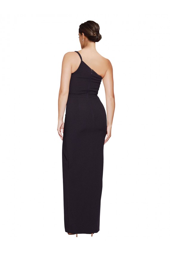 Black Sheath Strapless Long Formal Evening Dress Canada Online