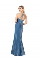Open Back Black Sheath Jewel Neck Long Formal Evening Dress Canada Online