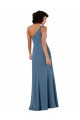 Burgundy A-Line One Shoulder Long Formal Evening Dress Canada Online