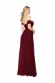 Burgundy Mermaid High Neck Long Formal Dress Canada Online