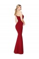 Burgundy Mermaid High Neck Long Formal Evening Dress Canada Online