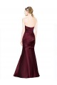 Low Back Burgundy Mermaid Sweetheart Long Formal Evening Dress Canada Online