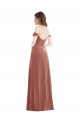 Cinnamon Rose A-Line Off the Shoulder Long Semi Formal Evening Dress Canada Online