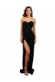 Low Back Black Column High Neck Long Formal Evening Dress Canada Online