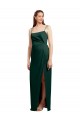 Low Back Hunter Column Square Neck Long Formal Evening Dress Canada Online
