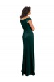 Dark Green A-Line Square Neck Long Formal Evening Dress Canada Online