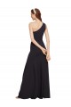 Dark Navy A-Line One Shoulder Long Formal Evening Dress Canada Online