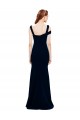 Dark Navy Mermaid Off the Shoulder Long Formal Evening Dress Canada Online
