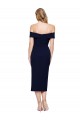 Dark Navy Mermaid Sweetheart Midi Length Formal Evening Dress Canada Online