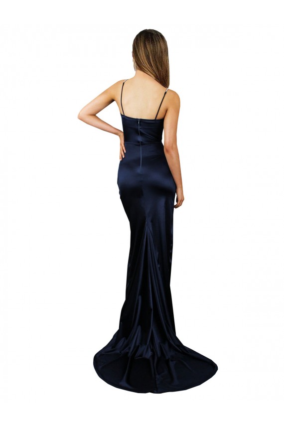 Dark Navy Mermaid Sweetheart Long Formal Evening Dress Canada Online
