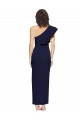 Dark Navy Sheath One Shoulder Long Formal Evening Dress Canada Online