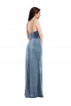 Low Back Dusty Blue Trumpet Sweetheart Long Formal Evening Dress Canada Online
