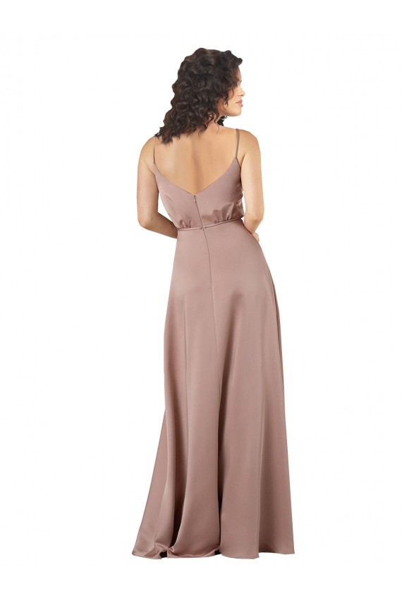 Dusty Pink A-Line Sweetheart Long Formal Evening Dress Canada Online
