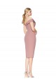 Dusty Pink Mermaid High Neck Knee Length Black Tie Evening Dress Canada Online