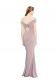 Keyhole Back Dusty Pink Mermaid V-Neck Long Formal Evening Dress Canada Online