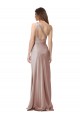 Open Back Dusty Pink Sheath One Shoulder Long Formal Evening Dress Canada Online