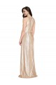 Gold Sheath High Neck Long Formal Evening Dress Canada Online