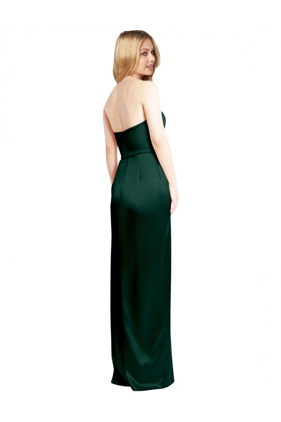 Hunter A-Line Strapless Long Formal Evening Dress Canada Online