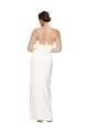 Low Back Ivory Sheath High Neck Long Formal Evening Dress Canada Online