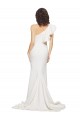 Ivory Sheath One Shoulder Sweep Train Semi Formal Evening Dress Canada Online