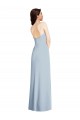 Low Back Light Sky Blue A-Line Strapless Long Formal Evening Dress Canada Online