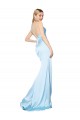 Light Sky Blue Mermaid V-Neck Long Formal Evening Dress Canada Online