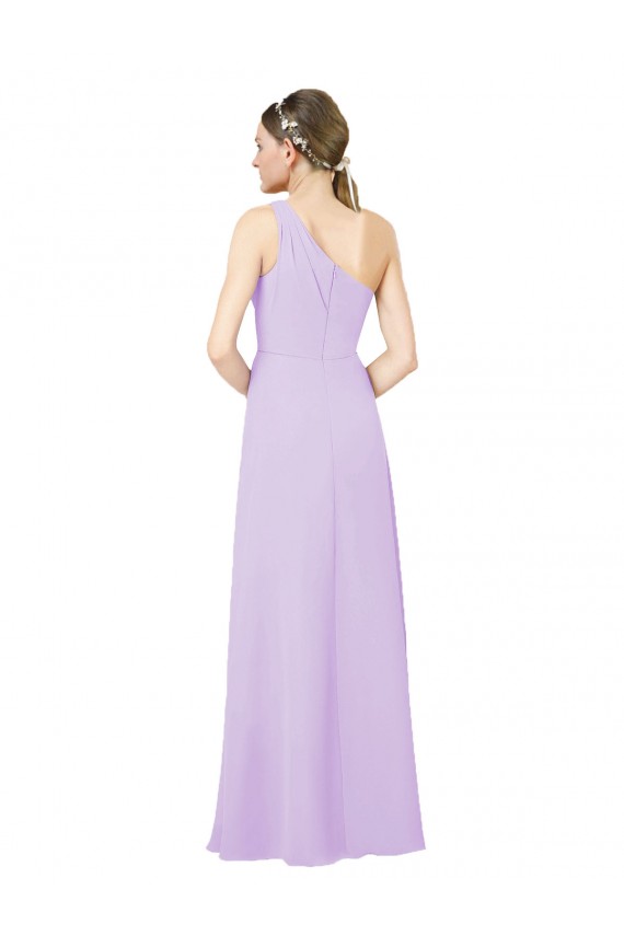 Lilac Sheath One Shoulder Long Formal Evening Dress Canada Online
