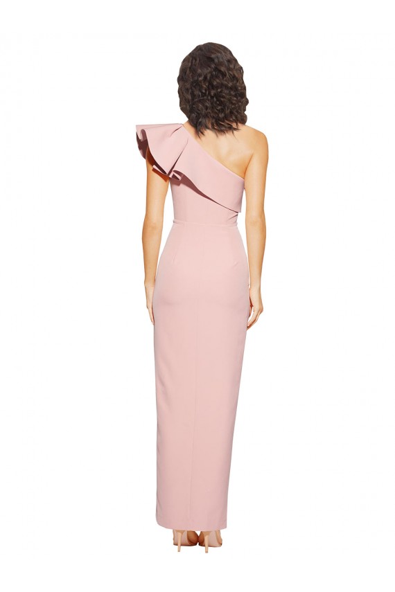 Mauve Sheath One Shoulder Long Formal Evening Dress Canada Online