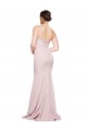 Low Back Mauve Sheath Strapless Sweep Train Formal Evening Dress Canada Online