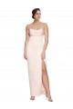 Low Back Mermaid Cowl Neck Long Formal Evening Dress Canada Online