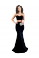 Low Back Black Mermaid High Neck Long Formal Evening Dress Canada Online