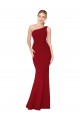 Burgundy Mermaid High Neck Long Formal Evening Dress Canada Online