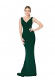 Midnight Green Mermaid High Neck Long Formal Evening Dress Canada Online
