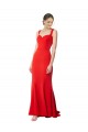 Red Mermaid High Neck Long Formal Evening Gown Canada Online