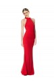 Red Mermaid High Neck Long Evening Gown Canada Online
