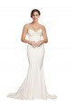 Low Back Ivory Mermaid Strapless Sweep Train Formal Evening Dress Canada Online