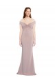 Keyhole Back Dusty Pink Mermaid V-Neck Long Formal Evening Dress Canada Online